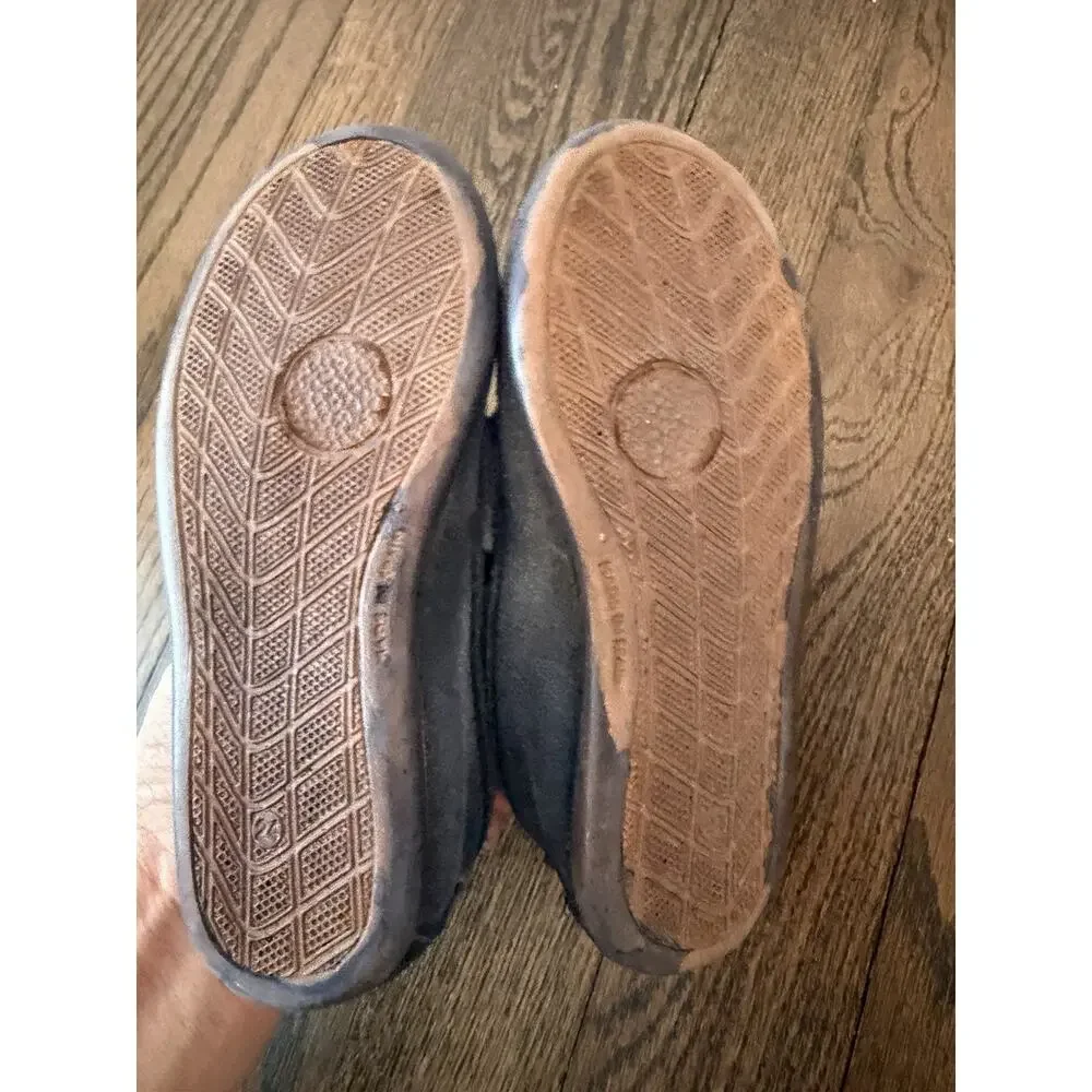 Elephantito Kids' Antton Moc Toe Driving Loafer Suede Blue Little Boy Sz 5c